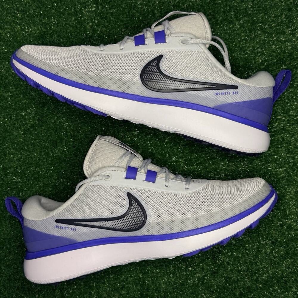 🔥 Nike Infinity Ace Golf Shoes White Blue DX0024-004 Men’s 9
